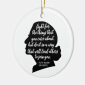 RBG Quotes, Ginsburg Quote, Ruth Bader Ginsburg Keramisch Ornament (Links)