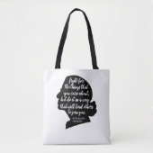RBG Quotes, Ginsburg Quote, Ruth Bader Ginsburg Tote Bag (Voorkant)