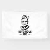 Rbg Quotes, Ruth Bader Ginsburg, de beruchte RBG Spandoek (Horizontaal)