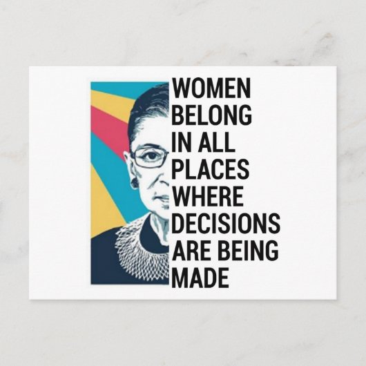 Rbg Quotes, Ruth Bader Ginsburg Quote Briefkaart (Voorkant)