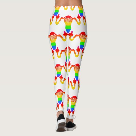 RBG Rainbow Uterus Leggings (Achterkant)