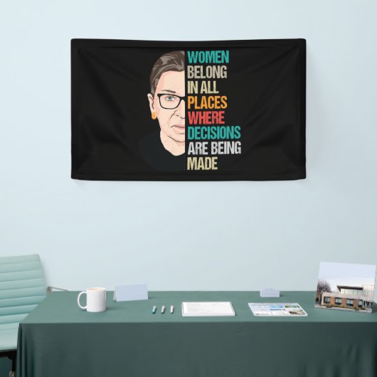 RBG, RBG Quote, Ruth Bader Ginsburg Spandoek (Beurs)