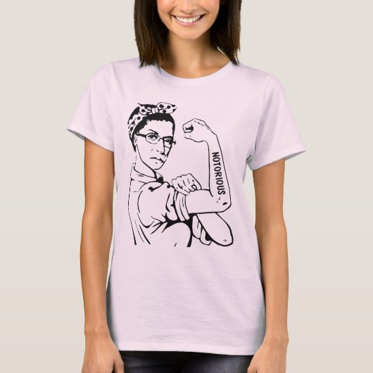 RBG/Rosie Mash Up - Notorieuze RBG T-shirt (Voorkant)