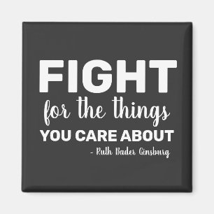 RBG Ruth Bader Ginsburg citeert feministisch liber Magneet