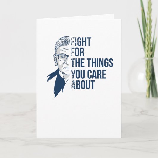 RBG Ruth Bader Ginsburg - feminisme Kaart (Voorkant)