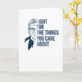 RBG Ruth Bader Ginsburg - feminisme Kaart (Gele Bloem)