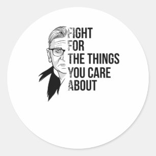 RBG Ruth Bader Ginsburg - feminisme Ronde Sticker