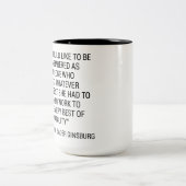 RBG Ruth Bader Ginsburg Tribute RIP Tweekleurige Koffiemok (Center)