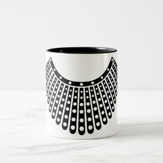 RBG Ruth Bader Ginsburg Tweekleurige Koffiemok (Center)