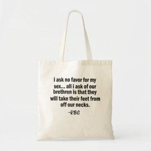 RBG, Ruth Badger Ginsburg, sterke vrouw Tote Bag