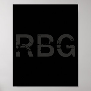 RBG Shirt dissident Anti Trump Politiek Poster