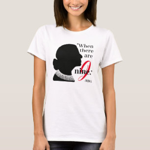 RBG Silhouette wanneer er geen prijsopgave is T-shirt