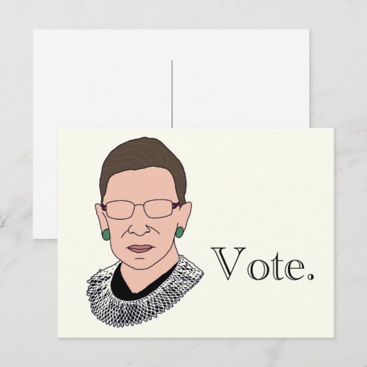 RBG Stemmen. Feestdagenkaart (Voorkant / Achterkant)