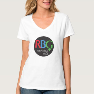 RBG Sterke vrouwen V-Neck T-Shirt