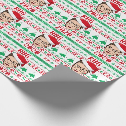 RBG Ugly KerstSweater Cadeaupapier (Hoek)