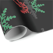 RBG UNIA Afrikaans-Amerikaans Kwanzaa Snowflakes Cadeaupapier (Rol Hoek)