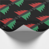 RBG UNIA Afrikaans-Amerikaanse kerstboom in Kwanza Cadeaupapier (Hoek)