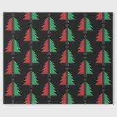 RBG UNIA Afrikaans-Amerikaanse kerstboom in Kwanza Cadeaupapier (Vlak)