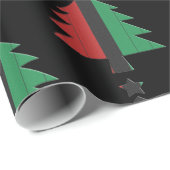 RBG UNIA Afrikaans-Amerikaanse kerstboom in Kwanza Cadeaupapier (Rol Hoek)