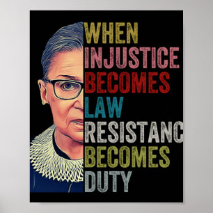Rbg wanneer onrecht wet verzet wordt poster
