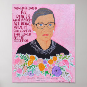 RBG "Women Belong" Poster