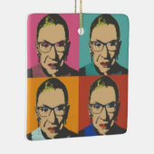 RBG Women's, beruchte RBG, Ruth Bader Ginsburg Keramisch Ornament (Rechts)