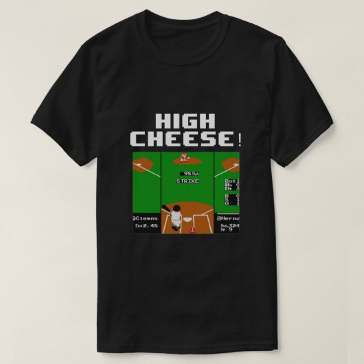 RBI Baseball High Cheese Retro Game Essential T-shirt (Design voorkant)