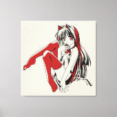 RBP, Neko de Sexy Anime Cat Girl Furry Canvas Afdruk (Voorkant)