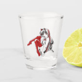 RBP, Neko de Sexy Anime Cat Girl Furry Shot Glas (Voorkant)