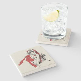 RBP, Neko de Sexy Anime Cat Girl Furry Stenen Onderzetter