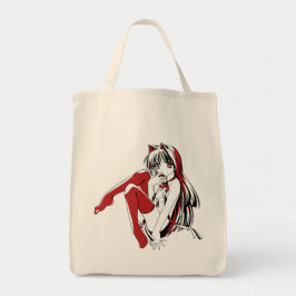 RBP, Neko de Sexy Anime Cat Girl Furry Tote Bag