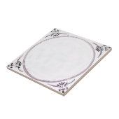 RBT18 Delft Biblical Manganese Red Ceramic Tile Tegeltje (Zijkant)