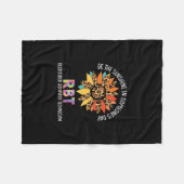 RBT Sunflower is het geregistreerde gedrag van Sun Fleece Deken (Voorkant (Horizontaal))