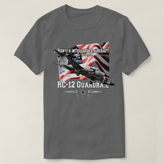 RC12 vangrail signalen intelligentie vliegtuig T-shirt (Design voorkant)