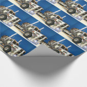 RC ADVENTURES - Chrome Hauler Semi Truck Cadeaupapier (Hoek)