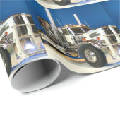 RC ADVENTURES - Chrome Hauler Semi Truck Cadeaupapier (Rol Hoek)