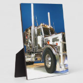 RC ADVENTURES - Chrome Hauler Semi Truck Fotoplaat (Zijkant)