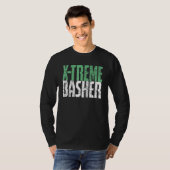 Rc auto basher extreme bashing monster truck quote t-shirt (Voorkant volledig)