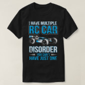 RC-auto die ik heb met een meervoudige RC-autoaand T-shirt (Design voorkant)