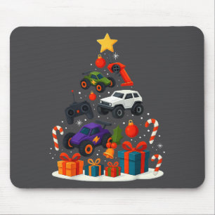 Rc Auto Racing Coureur Kerstboom Kerstmis Muismat