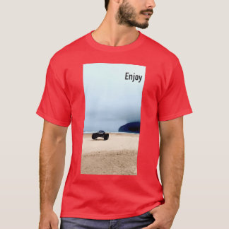 RC Auto Strand Geniet retro vriend T-shirt