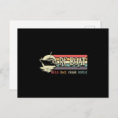 RC Boat Build Race Crash Herhaal Model RC Boats Briefkaart (Voorkant / Achterkant)