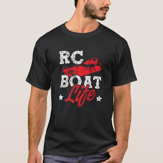 RC Boat Life Remote Control Boat Racing Collector T-shirt (Voorkant)
