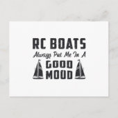 RC Boat zette me in een goed humeur radio model RC Briefkaart (Voorkant)