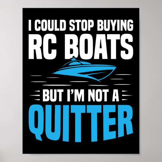 Rc-boot afstandsbediening Boot Cruise Kopen Rc-cap Poster (Voorkant)