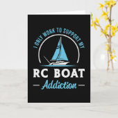 RC Bootverslaving Afstandsmodel Grappige RC boten Kaart (Gele Bloem)