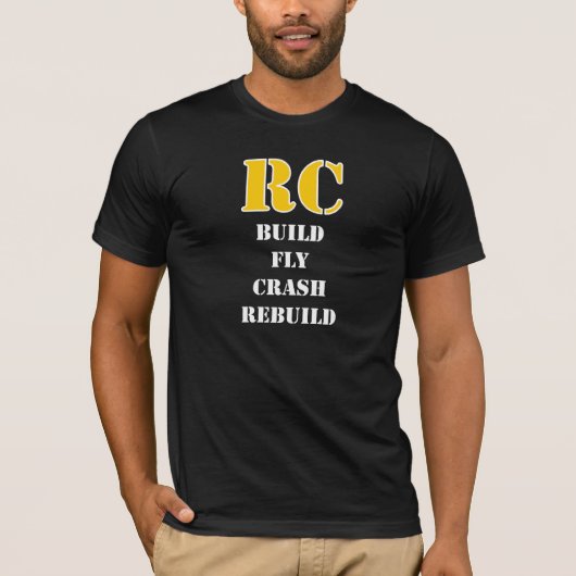 RC Build Rebuild T-shirt (Voorkant)