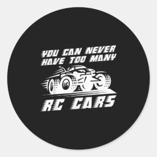 RC Car Art voor mannen vrouwen Kinder RC Racing Tr Ronde Sticker
