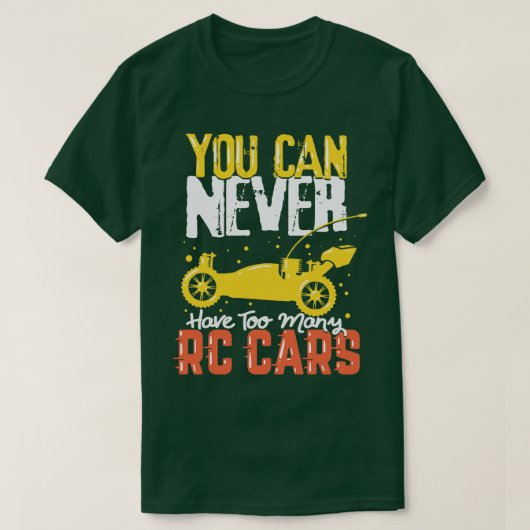 RC Car Remote Radio Control Gecontroleerd model Ca T-shirt (Design voorkant)