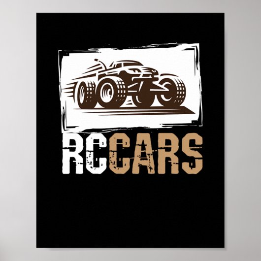 RC Cars RC-afstandsmodel Poster (Voorkant)
